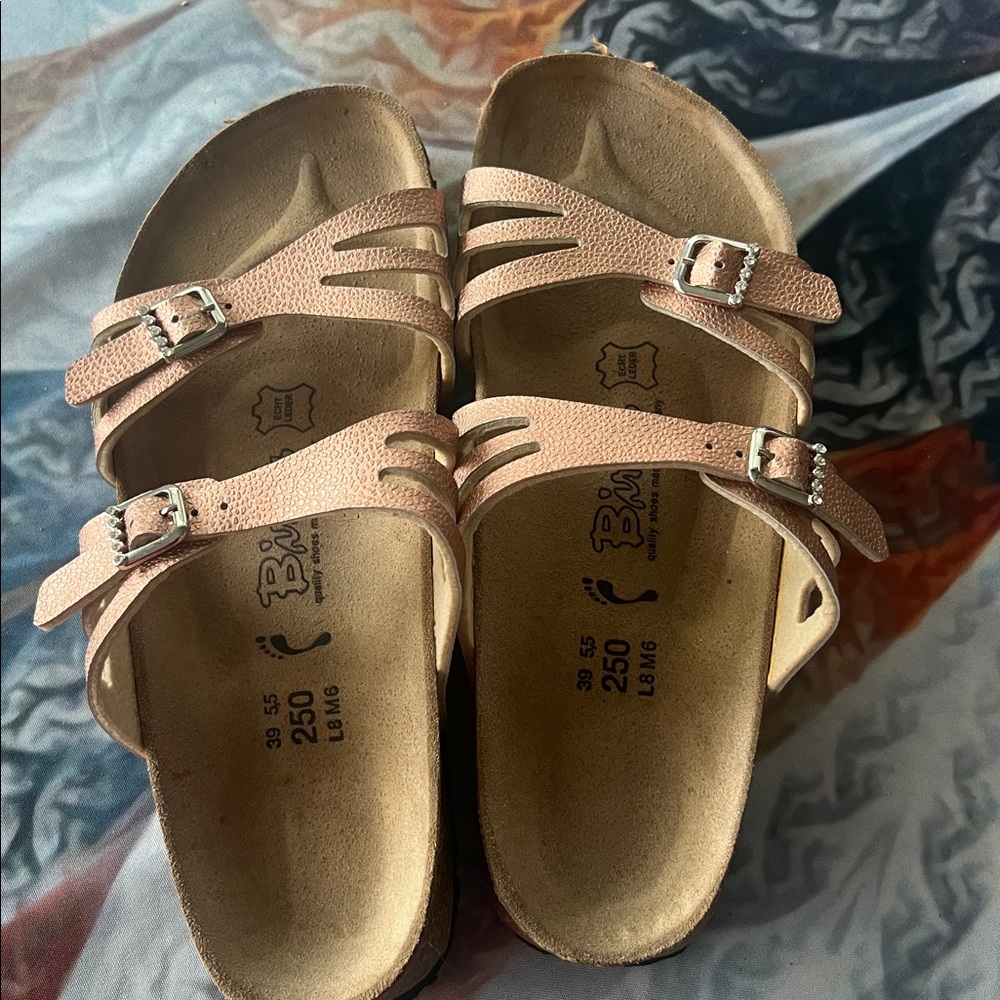 Excellent condition, never worn Birkenstock “Birkies” 2 strap sandal